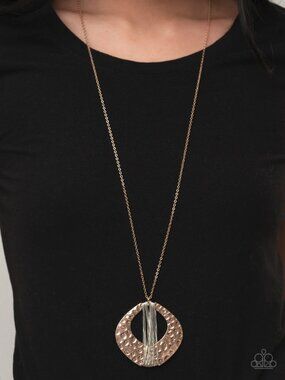 Paparazzi Jewelry Accessories - State of the ARTISAN - Gold Necklace - Vintage